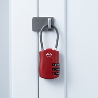 Cadenas universel certifié TSA527, serrure à combinaison mécanique à 3 chiffres pour valise, sac à dos et système de sécurité de salle de sport