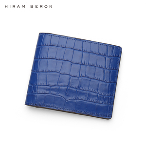 Portafoglio in pelle con blocco Rfid <span class=keywords><strong>di</strong></span> lusso autentico italiano Hiram Beron - Product Image 2