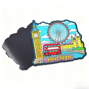 Durable Thin Magnetic Custom Design Advertising Gift With Logo Print Paper <b>Fridge</b> Magnet - Product Image 2