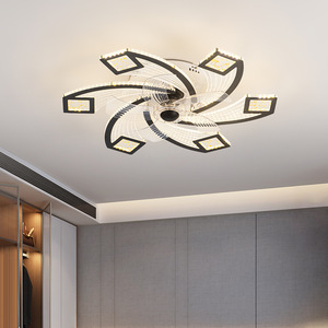 พัดลมเพดานประหยัดพลังงานแบบควบคุมด้วยรีโมทและแอปพลิเคชัน ขนาด 52 นิ้ว กำลังไฟ 40 วัตต์ ใช้พลังงานจาก USB สำหรับใช้งานภายในและภายนอกอาคาร - Product Image 3