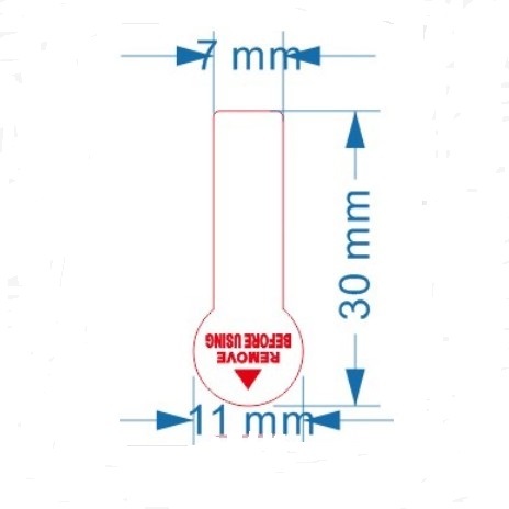Plastic Battery Isolation Pull Tab Battery Isolation Pull Strips for CR2025 CR2032 AA AAA CR123A 18650 Batteries