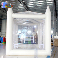 Tente Gonflable Transparente Château, Imperméable, Portable, Anti-UV, Durable, Quatre Saisons, pour Événements et Publicité – Meilleure Vente