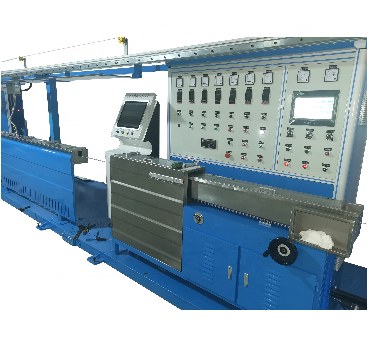 HH-25mm ETFR / FEP / PFA Wire And Cable Extrusion Machine 0.25-1.5mm