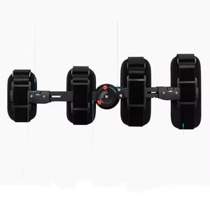 Attelle orthopédique articulée réglable pour jambe et genou, avec charnière métallique pour la rééducation de la mobilité articulaire - Product Image 6