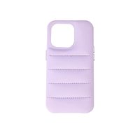 Zenos Usine Vente en gros Bonbons Couleur Vegan En Cuir Puff Veste Mobile Téléphone Cas pour iPhone