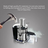 Mixeur Commercial Électrique Canmax en Acier Inoxydable avec Moteur 100% Cuivre, Anti-fuite, Portable, Argenté, pour Usage Domestique et Smoothies (Vente en Gros)