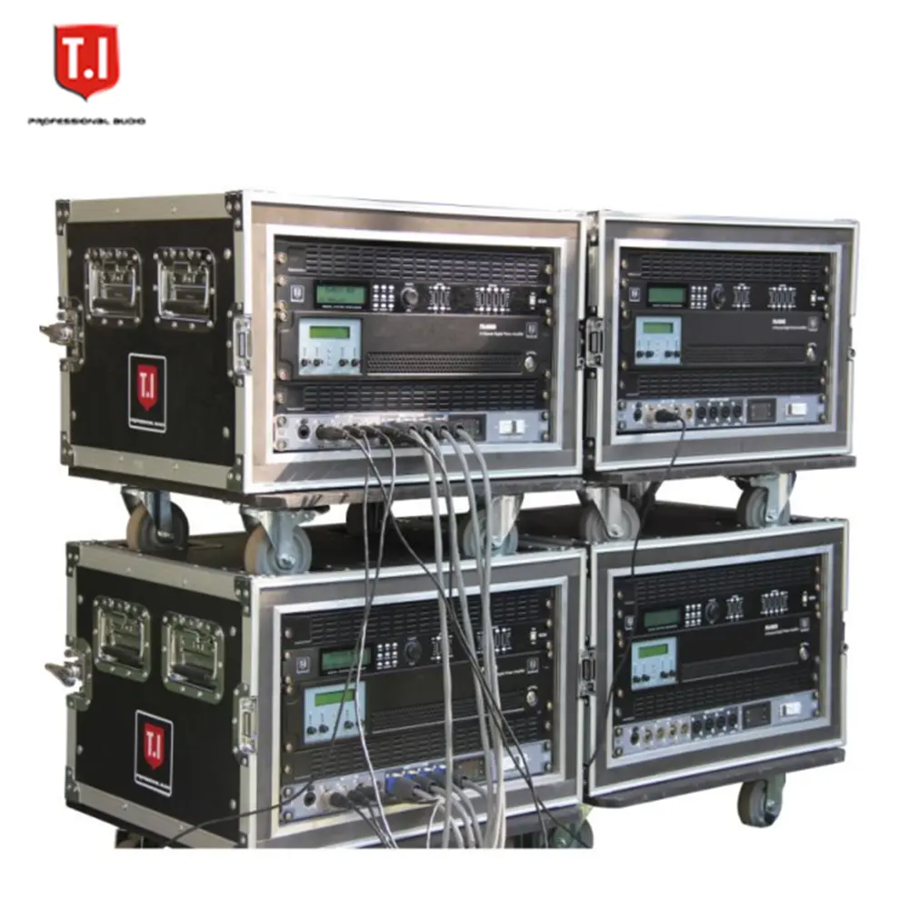 Modulare 4-Kanal-Leistungsverstärker der Klasse D 1200W Hochleistungsverstärker-Sound-Audio-Lautsprecher für Konzerte