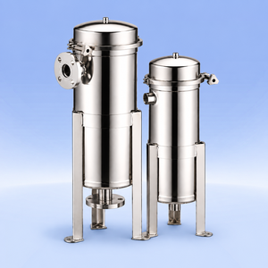 Carcasa de filtro de bolsa para líquidos de alto flujo de acero inoxidable 304 para tamaño 4 con brida de 3 pulgadas y presión nominal de 7 bar - Product Image 1