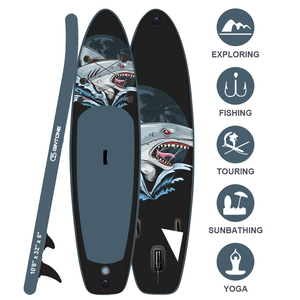 Tabla de Surf Inflable GINTONE Súper Resistente, Tabla de Soporte para Natación, Tabla de Paddle Surf Transparente para Principiantes - Product Image 5