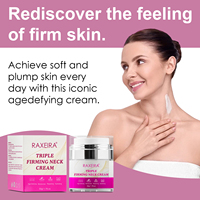 Crème raffermissante pour le cou au collagène et au rétinol avec logo personnalisé, anti-âge, élimine les rides, acide hyaluronique, crème raffermissante pour la peau du cou