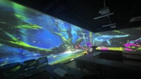 Proyección Interactiva SMX para Piso/Pared, Proyección Láser Inmersiva 4K, Mapeo de Proyección, Realidad Virtual, Exhibición de Museo, Acuario, Manual, Portátil