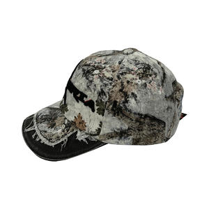 Premium <span class=keywords><strong>Luxe</strong></span> Vente en gros Usine OEM Personnalisé Sport Pêche Chasse Extérieur Forêt Camouflage A Frame 6 Panel Country Dad Cap Hat - Product Image 3