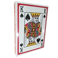Eğlence süper Jumbo Poker kartları için JP024 büyük boy oyun kartları