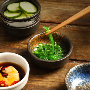 Großhandel Japanische Mini-Keramikschale, Kleine Sushi-Sojasoßen-Platte mit Individuellem Logo in Pappschachtel für Camping, Hauspartys, Küche - Product Image 4