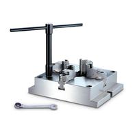 Mandrin carré, mandrin circulaire, mandrin spécial manuel à 3 mâchoires, mandrin auto-centrant, acier trempé antirouille, serrage pour machine CNC