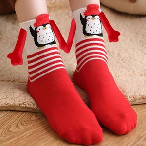 Calcetines Navideños de Algodón con Diseño de Santa Claus, Magnéticos, Novedad <span class=keywords><strong>2023</strong></span> - Product Image 6