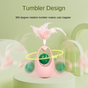 Juguete para Gatos Ecológico de Estilo Moderno, Divertido Juguete con Bola de Menta para Aliviar el Estrés, Hecho de Plástico Resistente - Product Image 3