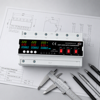 Commutateur de transfert automatique JIUJI JJVPD6-63VAK 63A avec protection contre les surtensions, les sous-tensions et les surintensités, sélecteur de phase automatique