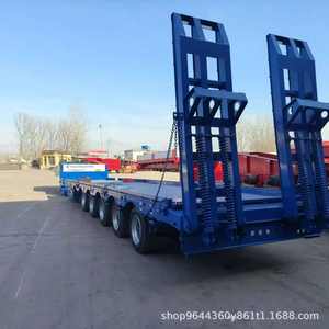 <b>Used</b> 80 ton and 18 meters flat bed with good quality and <b>Trailer</b> Livestock Fence Semi <b>Trailer</b> Truck <b>for</b> <b>Sale</b> - Product Image 2