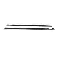 Extensions de bas de caisse en fibre de carbone brillante de haute qualité pour Chevrolet Corvette C6 ZR1 2006-2013