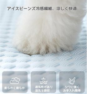 Factory Cooling Dog Bed for <b>Cats</b> Dog Mat Bed Calming Pet Bed Cushion Washable Dog Sofa Bed Summer Breathable Cooling Dog Bed - Product Image 6