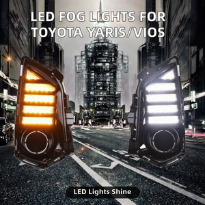 ไฟเดย์ไลท์ LED DRL รุ่นขายดี ปี 2024 ไฟตัดหมอก ไฟเลี้ยว 12V 18W <span class=keywords><strong>ส</strong></span>ำหรับ <span class=keywords><strong>Ativ</strong></span> Vios ปี 2022 2023 - Product Image 2