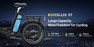 Bicicleta Eléctrica de Montaña KOOLUX Eu Stock con Suspensión Delantera, 20 Pulgadas, 48V, Motor de 250W en la Rueda Trasera, Bicicleta Urbana para Adultos de Largo Alcance - Product Image 5