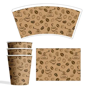 PE/PLA Coated White/craft Paper Cup Fan Bottom Paper For Making 100% Biodegradable Paper Cups