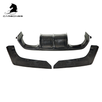 3 pièces diffuseur de pare-chocs arrière en carbone de Type V pour BMW M3 M4 F80 F82 F83 2014-2019