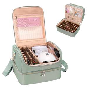 Free Sample Nylon Portable Waterproof <b>Make</b> <b>up</b> Pouch Cosmetic <b>Bags</b> and Cases Professional Makeup <b>Bag</b> Travel Case for Men - Product Image 4