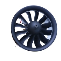Système de ventilateur à pales cannelées (EDF) 64 mm/70 mm à 12 pales et 90 mm/120 mm à 11 pales pour avion à réaction avec moteur sans balais, avion RC et hélicoptère RC