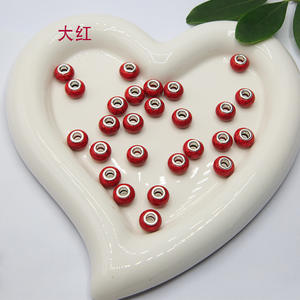 Cuentas Acrílicas Redondas de 14 mm, Diseño de Explosión Turquesa, Agujero Grande para Fabricación de Joyas, Accesorios, Pulseras y Cadenas, Venta Caliente, 500 Piezas - Product Image 2