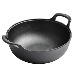 Fabrika Çıkışlı Dökme Demir Hollanda Tenceresi Kaplamasız Çift Kulaklı Geleneksel Pişirme Tenceresi Kamp ve Dış Mekan Kullanımı İçin - Product Image 2