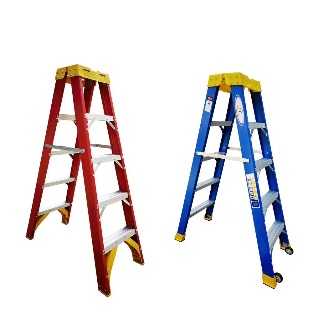 Hot Sale New Latest Design Double Side Extension Rrp Fiberglass Electrician Ladder