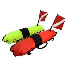 Spear fishing Float aufblasbare Torpedo boje mit der Flagge