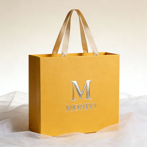 Borse di Carta di Lusso all'Ingrosso, Sacchetti Stampati alla Moda con Logo Personalizzato per <span class=keywords><strong>Abbigliamento</strong></span>, Shopping e Regali, Confezioni di Lusso in Carta Patinata - Product Image 1