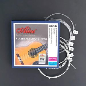 <span class=keywords><strong>Cuerdas</strong></span> <span class=keywords><strong>de</strong></span> Nailon Clásicas Alice para <span class=keywords><strong>Guitarra</strong></span>, 6 <span class=keywords><strong>Cuerdas</strong></span>, Recubrimiento Plateado (AC130), Tensión Normal 28-43, con Clavijeros - Product Image 5