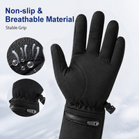 Gants chauffants électriques rechargeables pour l'hiver, pour hommes et femmes, moto, ski, vélo, chasse, camping, temps froid
