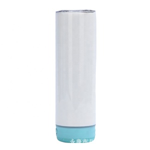 Gobelets musicaux Bluetooth intelligents par sublimation <span class=keywords><strong>thermos</strong></span> droits 20oz <span class=keywords><strong>sans</strong></span> <span class=keywords><strong>fil</strong></span> à charge USB avec haut-parleur Bluetooth - Product Image 6