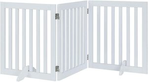 Puerta de Seguridad para Bebés y Mascotas Extra Ancha de 29.5-51'' con Puerta para Caminar y Cierre Automático, para Escaleras y Puertas, Color Negro - Product Image 2