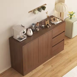ארון עץ מלא מודרני מינימליסטי של דו, יחידת אחסון מגוונת עבור סלון ומטבח - Product Image 2