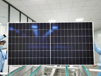 410W 420W 450W Panneau solaire mono photovoltaïque avec 144 demi-cellule coupée pour système d'énergie solaire avec onduleur