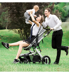 Европейская детская коляска, покупка от китайского производителя, роскошные коляски 3 в 1 с автокреслом, модная детская тележка для продажи - Product Image 6