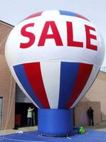 Ballon gonflable géant personnalisé d'extérieur Ballon gonflable à air froid publicitaire Ballon gonflable à air chaud