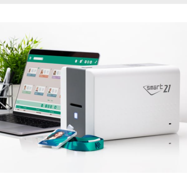 Plastic Card Printer IDP SMART-21S Single Sided ID Card Printer