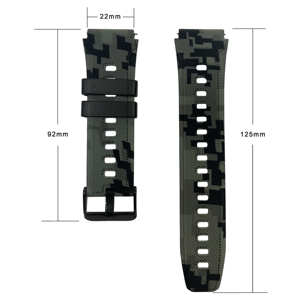 Correa de Repuesto de Silicona de Alta Calidad de 22mm <span class=keywords><strong>para</strong></span> <span class=keywords><strong>Reloj</strong></span> Inteligente <span class=keywords><strong>Samsung</strong></span> HUAWEI Xiaomi Honor - Product Image 2