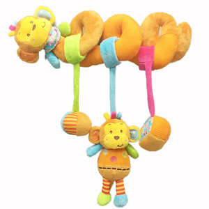 Le <span class=keywords><strong>lit</strong></span> mignon de bébé de bande dessinée de mode bourrée par OEM accrochant des jouets de berceau en spirale de singe - Product Image 1