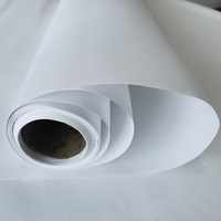 Rouleau de toile d'art jet d'encre 100 % polyester brillant de haute qualité, blanc, 240 g/m², tendu, 0,635 x 50 m, pour la reproduction d'œuvres d'art