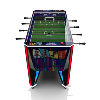Table de football de haute qualité pour 2 joueurs, en acier inoxydable, fonctionnement à pièces, jeu de table de football, prise en charge de l'anglais, rechargeable pour