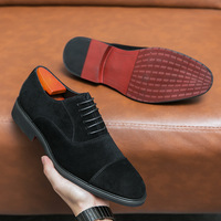 Nouvelles Chaussures Oxford de Ville en Daim Confortables et Respirantes pour Hommes, Résistantes à l'Usure